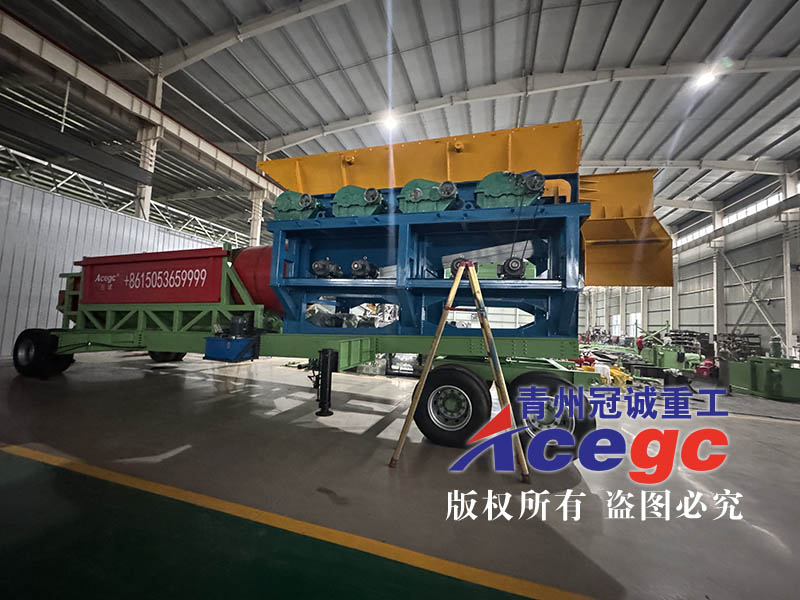 新型泥石分离洗矿重选设备
