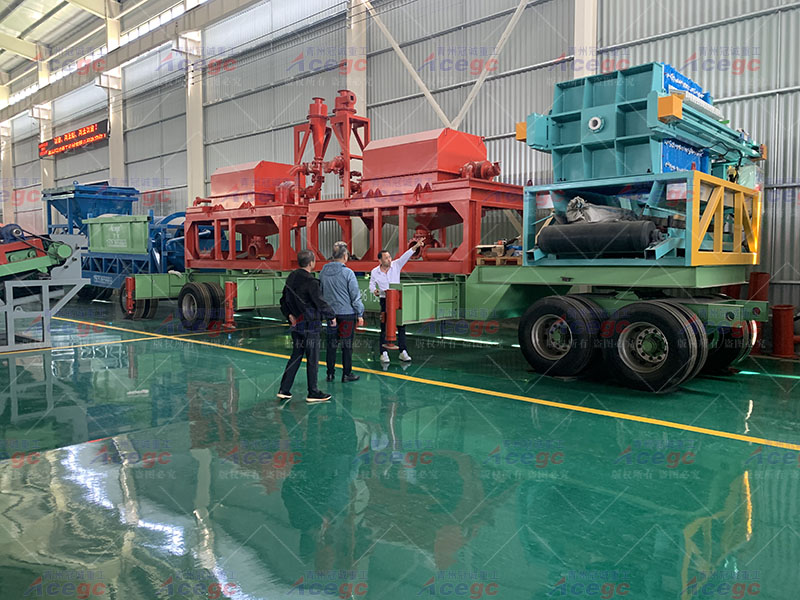 移动离心式宝石选矿设备